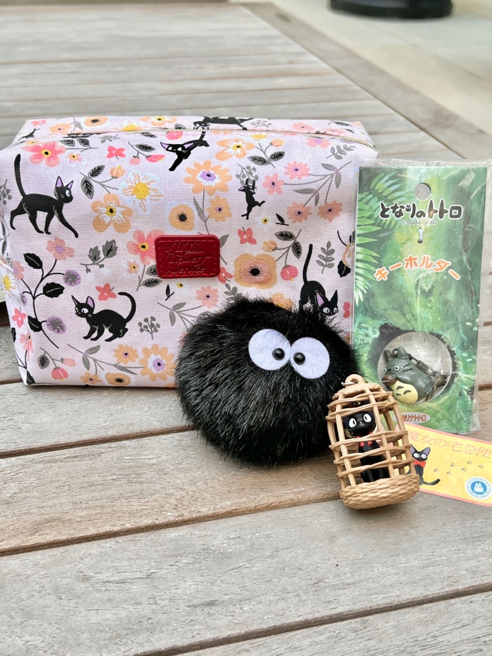 Studio Ghibli Set ✨ Kiki’s Delivery Service Pouch Jiji Totoro Keychains